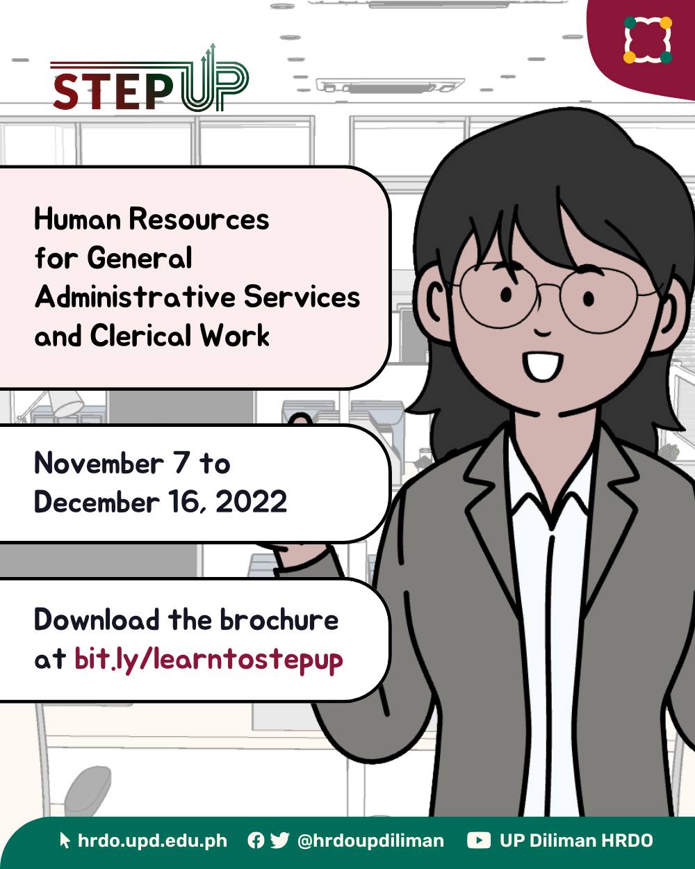 STEP UP on Human Resources for General Administrative Services and