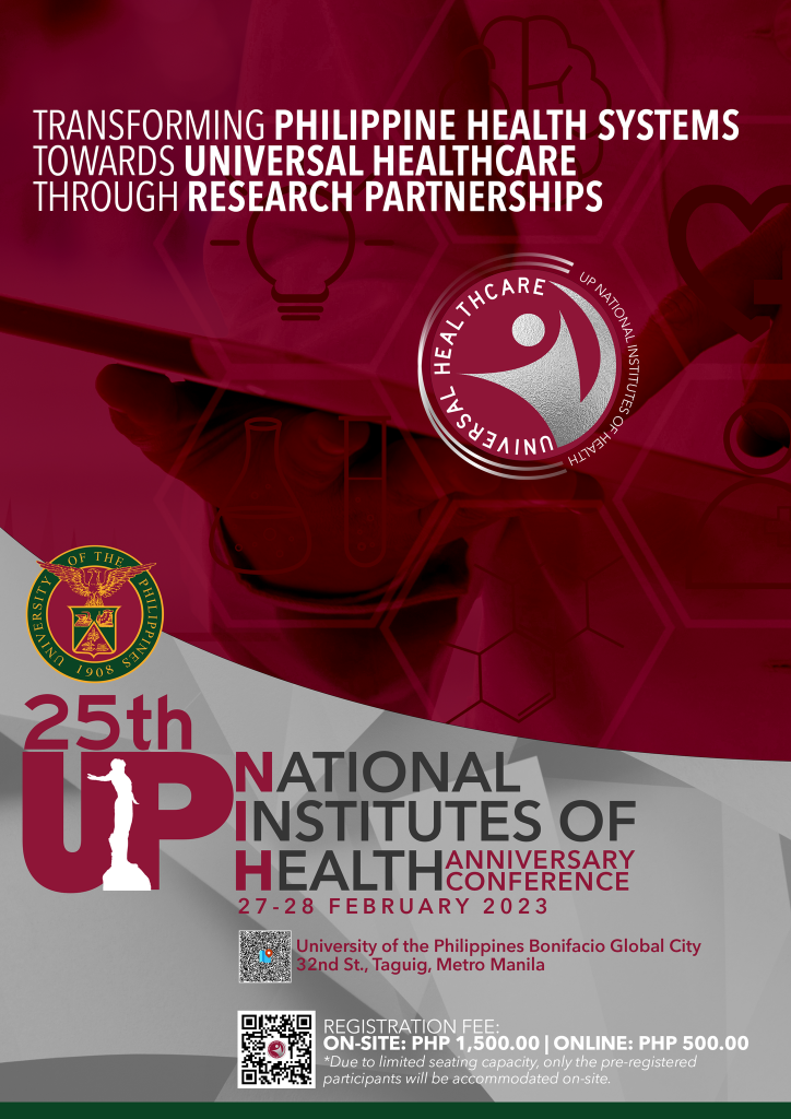 25th UP National Institutes Of Health Anniversary Conference – UP ...