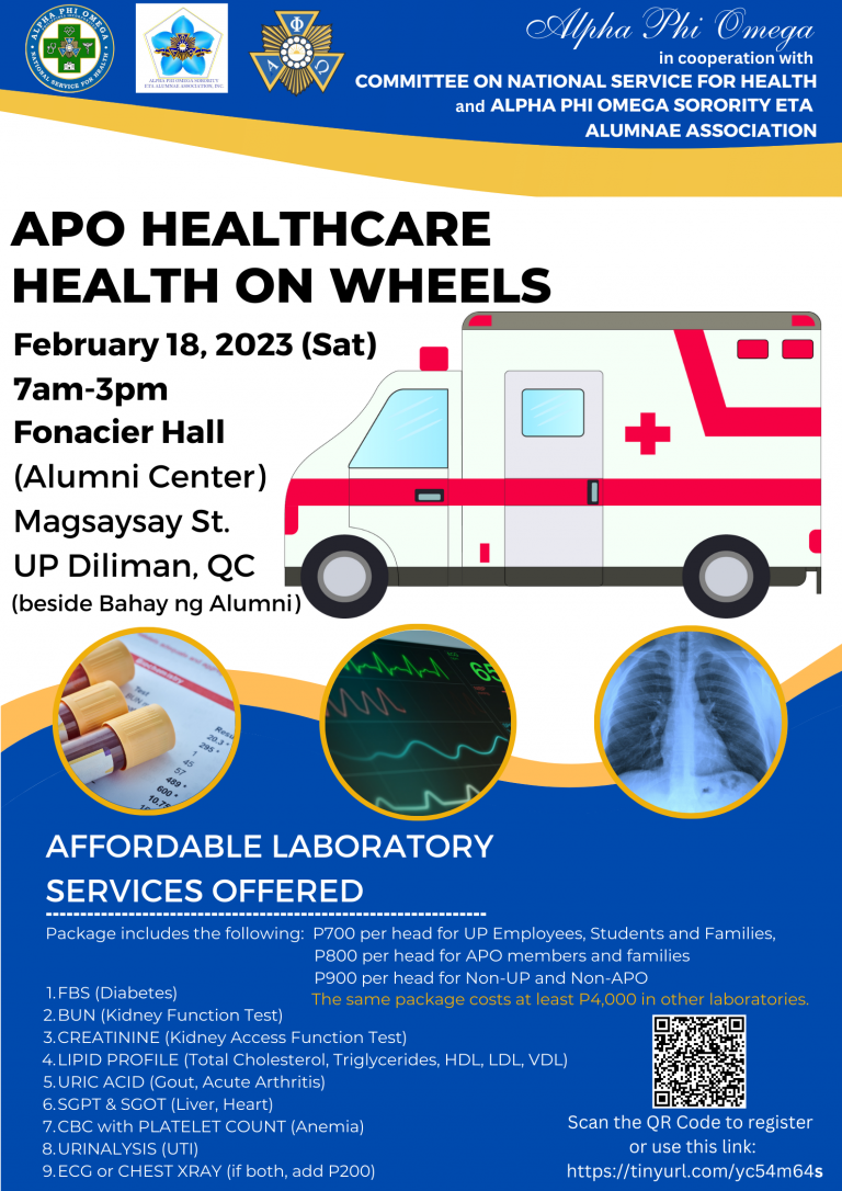 APO Healthcare Health on Wheels UP Alumni site
