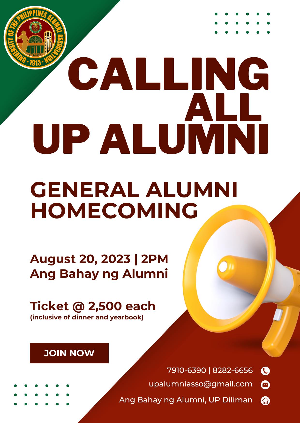 UPAA General Alumni Homecoming 2023 – UP Alumni Website