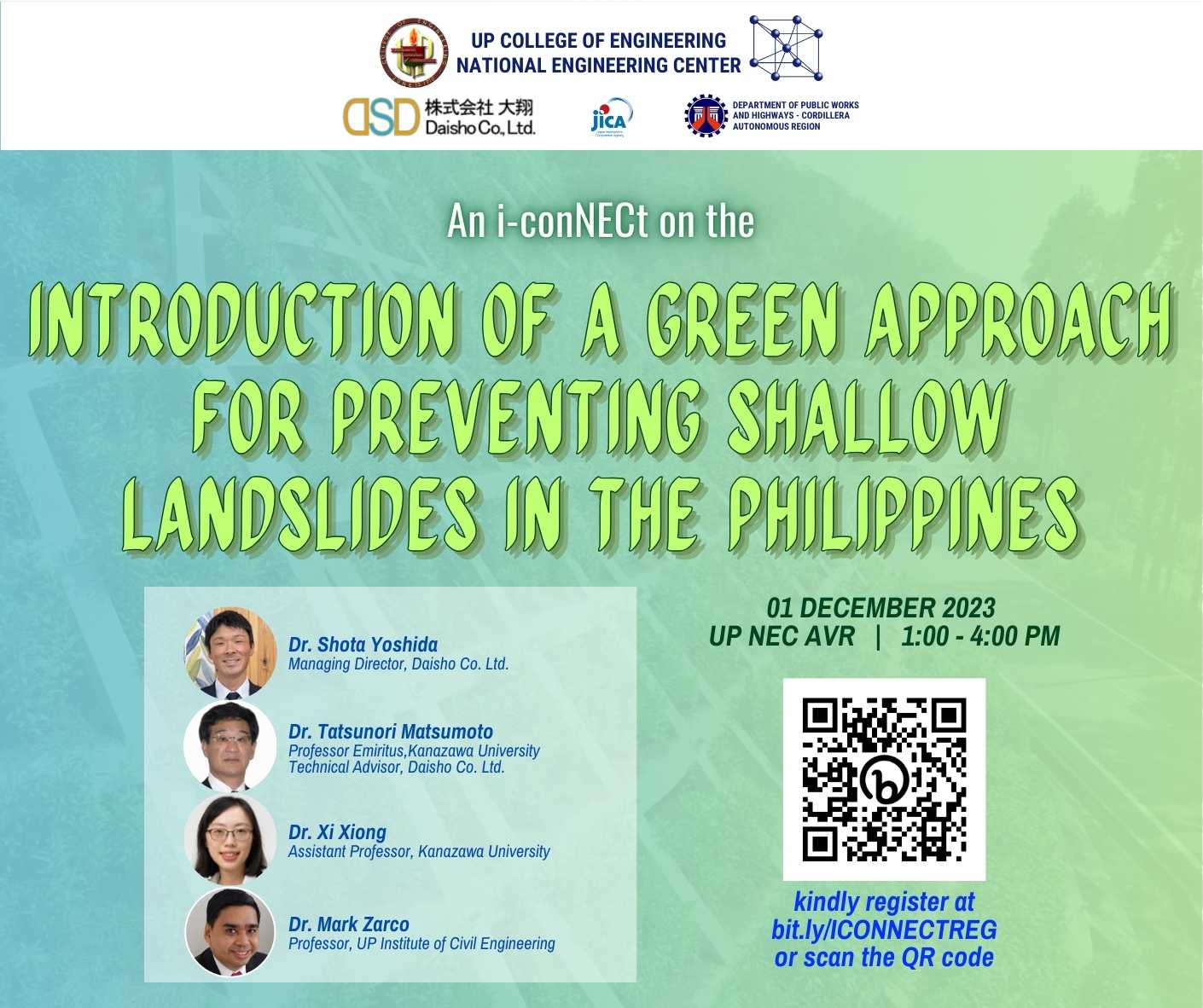 Introduction Of A Green Approach For Preventing Shallow Landslides In The Philippines Up 2072