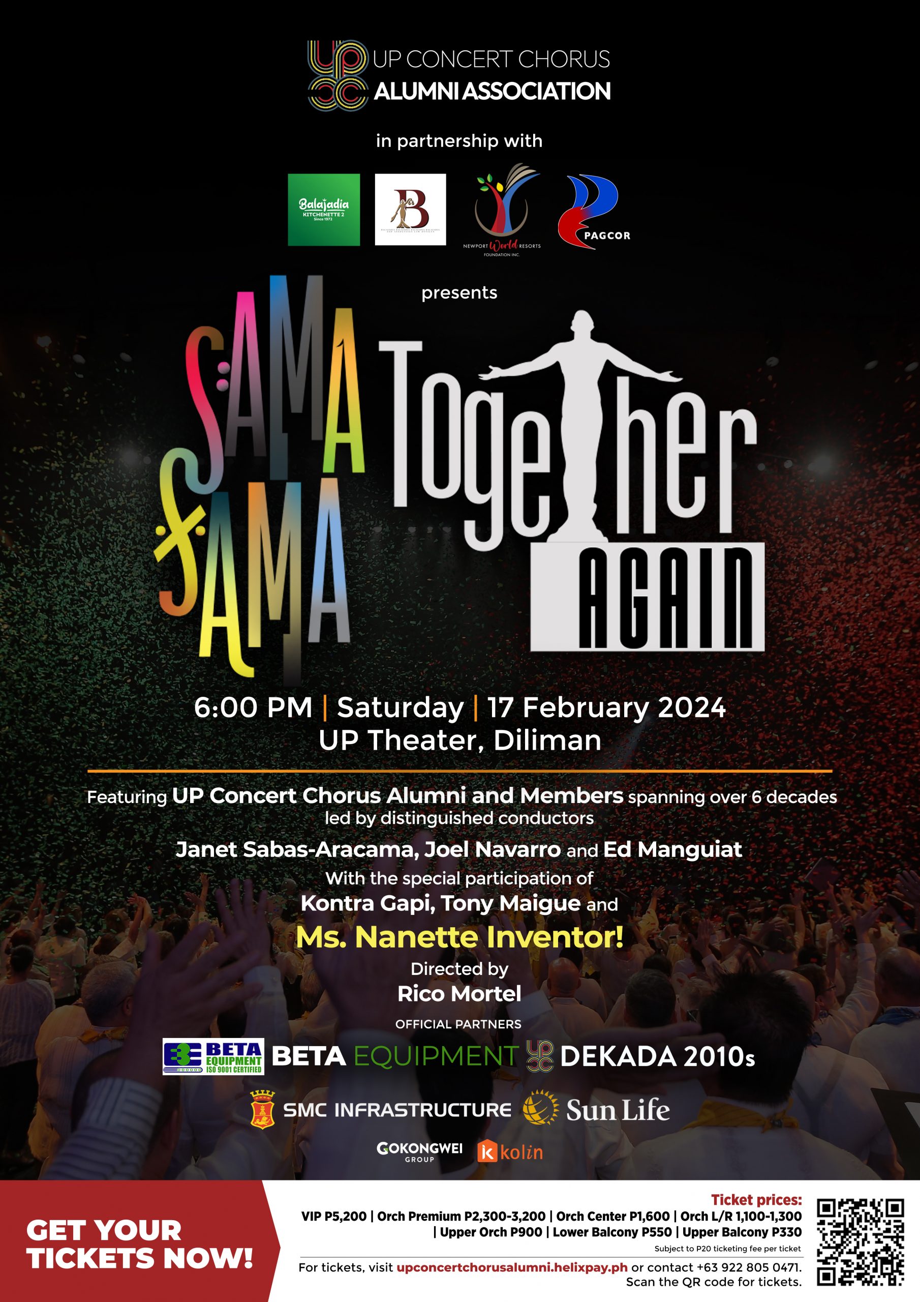 UP Concert Chorus Alumni Association’s “Samasama Together… Again
