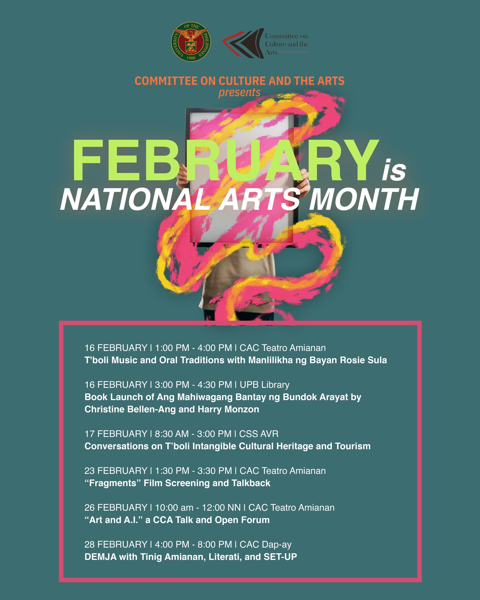 UP Baguio National Arts Month Events UP Alumni Website